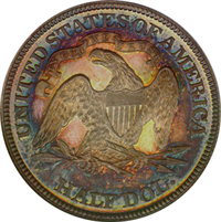 USA 1867  Seated Liberty Dollar