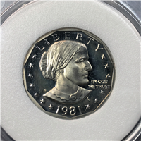 USA 1981-S  Susan B. Anthony Dollar