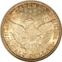 USA 1909S  Barber Half Dollar
