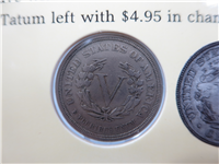 Liberty "Racketeer" Nickel Without CENTS  (US Mint, 1883)