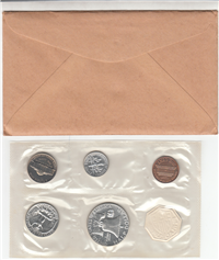 1961 Proof Set (tan envelope 5 coins)