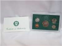1996 Proof Set (green box 5 coins)