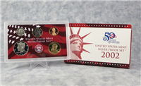 2002-S Silver Proof Set (red box 10 coins)