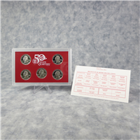 2002-S Silver Proof Set (red box 10 coins)