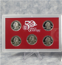 2002-S Silver Proof Set (red box 10 coins)