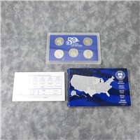 2004 50 State Quarters Proof Set (blue box 5 coins)