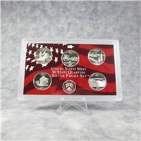 2005-s 50 State Quarters Silver Proof Set (red box 11 coins)