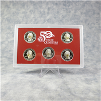 2005-s 50 State Quarters Silver Proof Set (red box 11 coins)