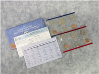 1991 Uncirculated Set (blue envelope 10 coins)