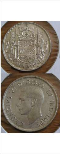 CANADA 1941   50 Cent    