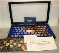 The Heraldry Society of Great Britain's Coats of Arms of the Great Monarchs of History Ingot Collection   (Franklin Mint Canada, 1980)