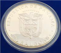 1975 Panama  20 Balboas Proof