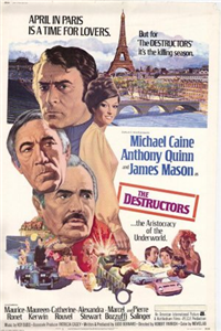 THE DESTRUCTORS   Original American One Sheet   (AIP, 1974)