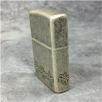 2005 Barbed Wire Wrap Around Silver Plate Zippo Lighter 100