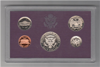 1985 Proof Set  (purple box 5 coins)