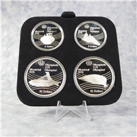 CANADA 1976 Montreal Olympics XXI 4 Coin Silver Proof Set Series VII Souvenir