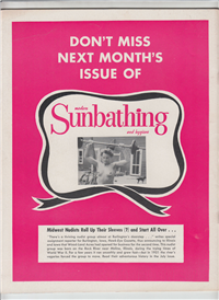 MODERN SUNBATHING  Vol. 26 No. 6-109    (Diamond, June, 1956) 