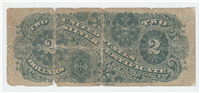 (Fr-242) 1886 $2 Silver Certificate (Rosecrans/Hyatt, large red seal)