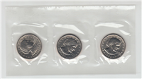 1980 Susan B. Anthony Dollar Souvenir Set (3 coins)