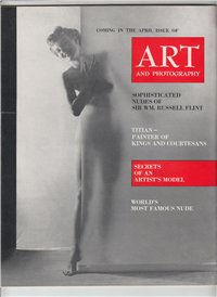 ART AND PHOTOGRAPHY  Vol. VIII #9-93    (Jones Publishing Co., March, 1957) Anika Ekberg, Marilyn Monroe