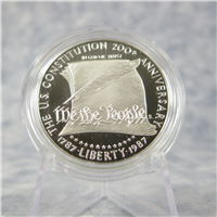 1987-sw Constitution Gold Silver 2 Coin Proof Set