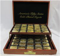 America's 50 Fifty States Gold-Plated Ingot Collection  (Hamilton Mint, 1975)