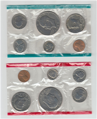 1977 Uncirculated Set (white envelope 12 coins)