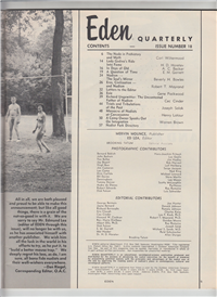 EDEN QUARTLY  #18    (Outdoor Amercian Corp., 1964) 