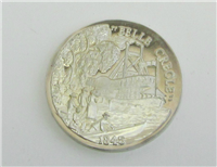 1973 Wittnauer Mint Belle Creole 1845 Commemorative Silver Medal 