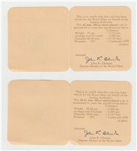 VENEZUELA  1975 2 Coin Silver Uncirculated Set 