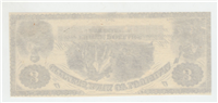 (Cr-C104) 1860s $3 Citizens Bank of Louisiana Bank Note