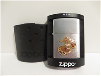 1999 United States Marine Corp Emblem Brushed Chrome Zippo Lighter