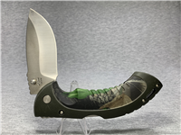 2011 BUCK USA 399 Camouflage Lockback Knife