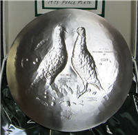 'Peace On Earth' by Stanley W. Galli Limited Edition Plate (Wendell August Forge, 1973)
