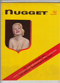NUGGET  Vol. 2 #6    (Nugget, Inc., July, 1957) Elizabeth Rea, Julie Newmar