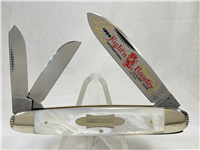 1994 FIGHT'N ROOSTER Mother of Pearl INTERNATIONAL CUTLERY CLUB II Whittler