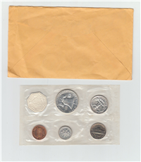 1960 Silver Proof Set (tan envelope 5 coins)