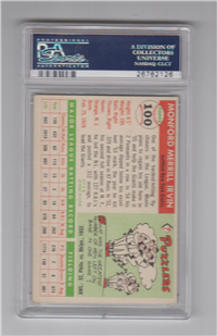 1955 Topps Baseball  Card #100  Monte Irvin (Hall of Fame)