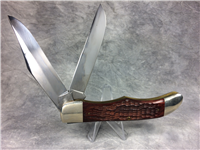 1983 Case 6265 SAB SS Brown Corn Cob Pakkawood Folding Hunter