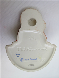 MADONNA AND CHILD Holy Water Font (Hummel 243, TMK)