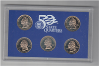 2003-s 50 State Quarters Proof Set (blue box 5 coins)