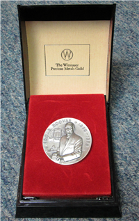 J. Edgar Hoover 1895 - 1972 Commemorative Medal   (Wittnauer Mint, 1973)