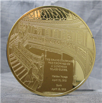 Titanic 1/2 Troy Pound 999 Pure Silver with 24K Electroplate Proof Medal (Highland Mint)